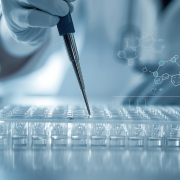Scientist Performing a Jump Dilution Assay